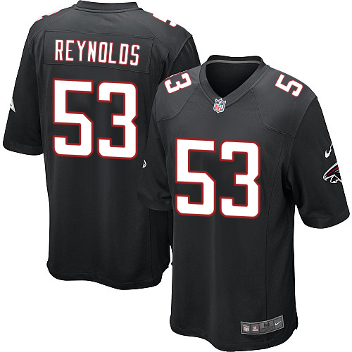 Men's Game LaRoy Reynolds Nike Jersey Black Alternate - #53 NFL Atlanta Falcons
